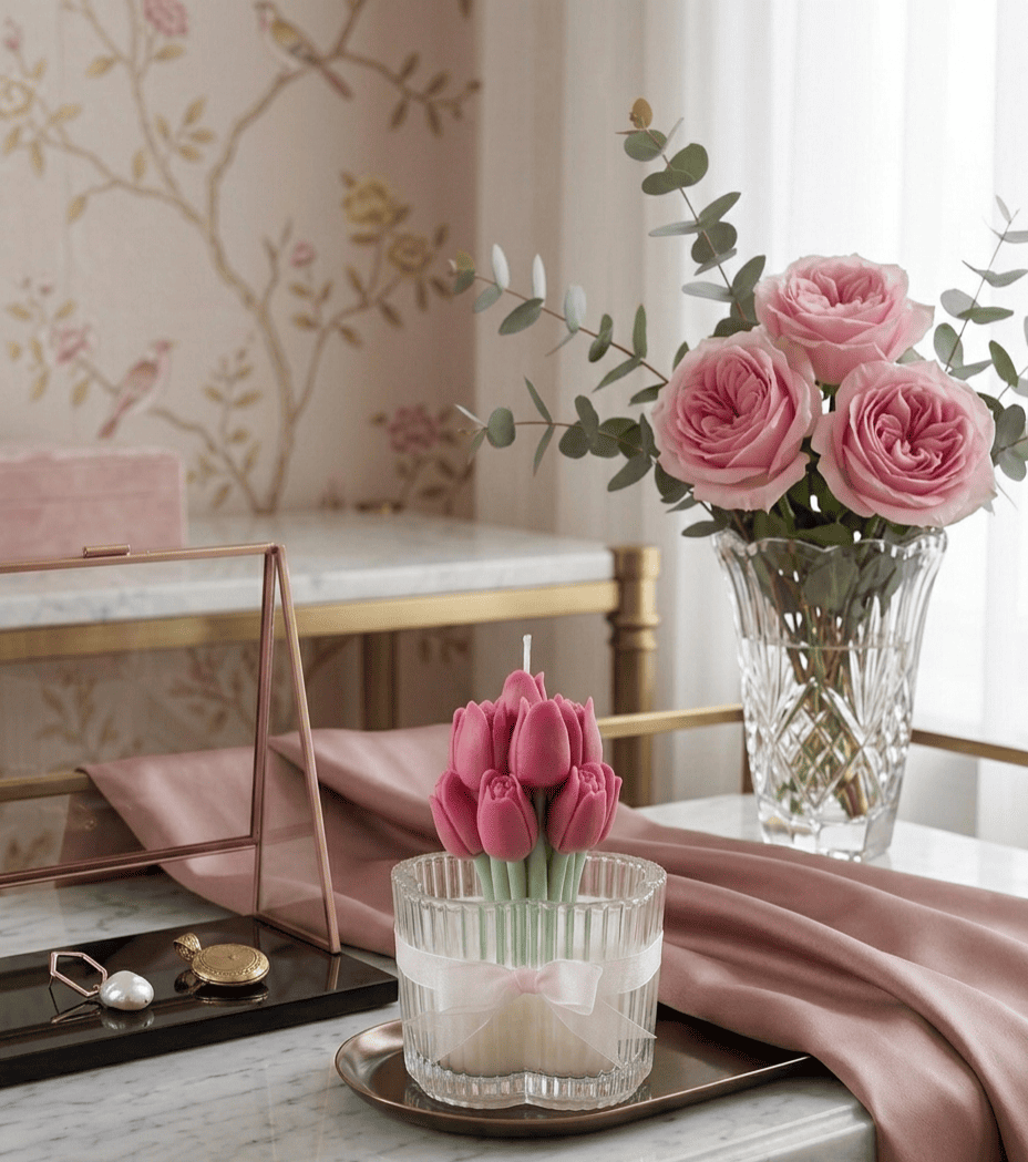 Bougie Tulipes