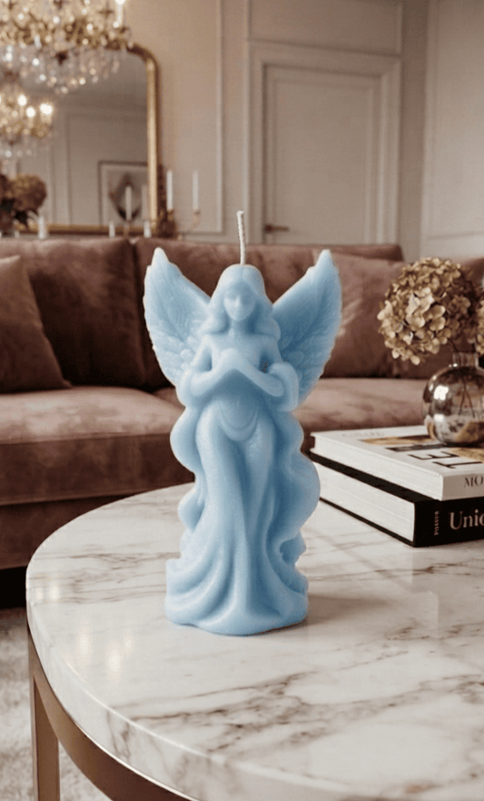 Bougie Sculpturale "Ange Céleste"