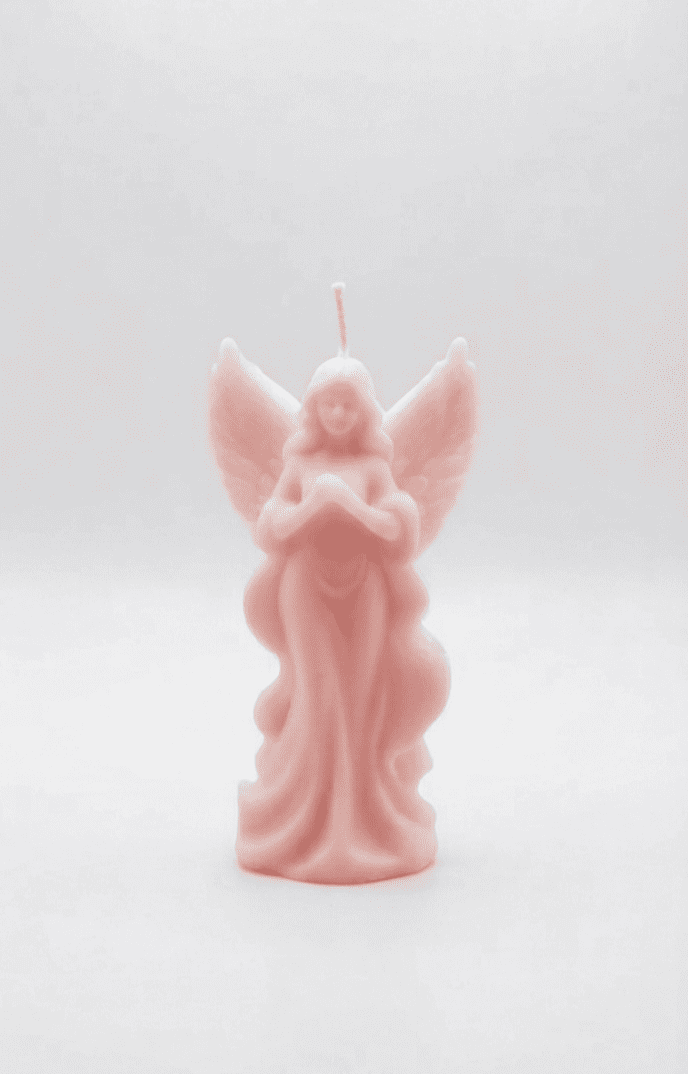 Bougie Sculpturale "Ange Céleste"