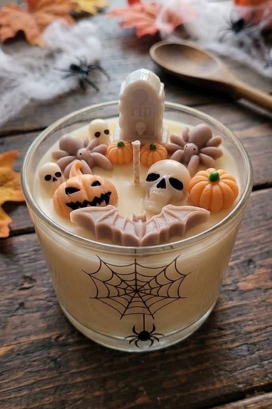 Atelier bougie halloween et fleur en cire à Paris