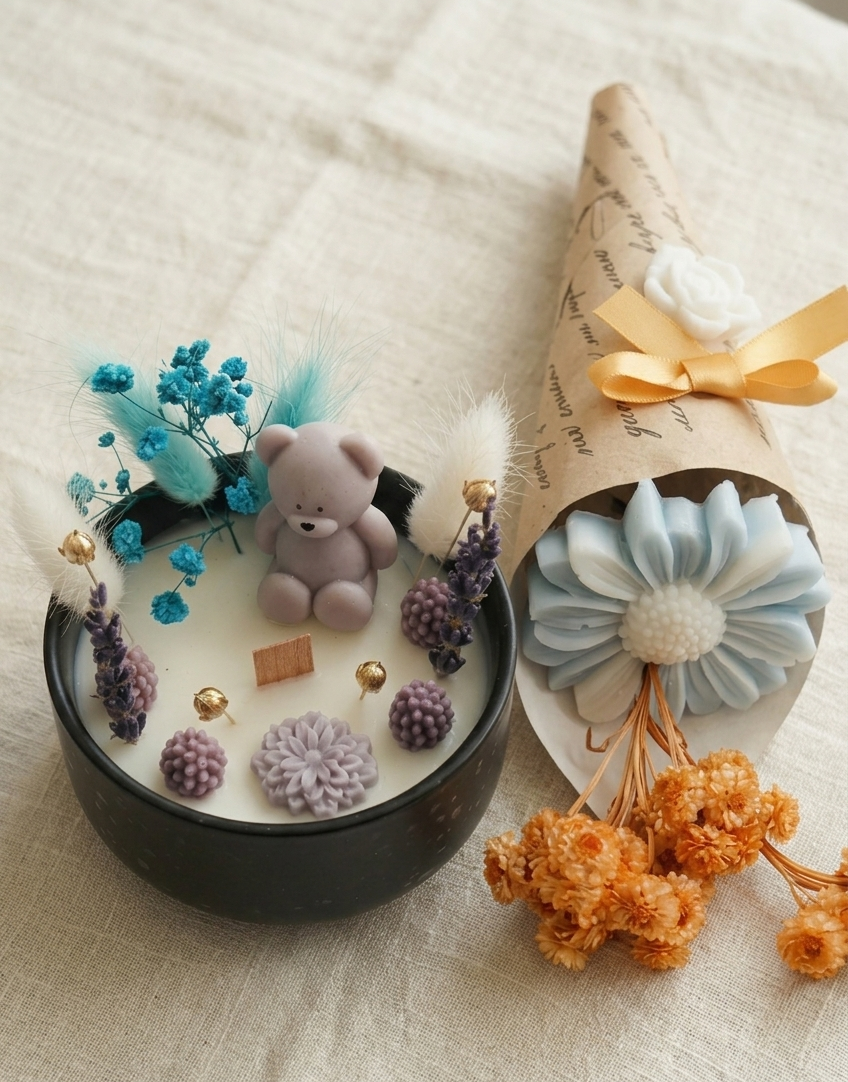 Atelier Création de Bougies Parfumées et fleur en cire